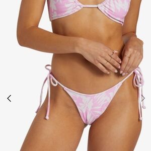 🌸NWT Billabong Sweet Waves Tie Side Hike Bikini Bottoms